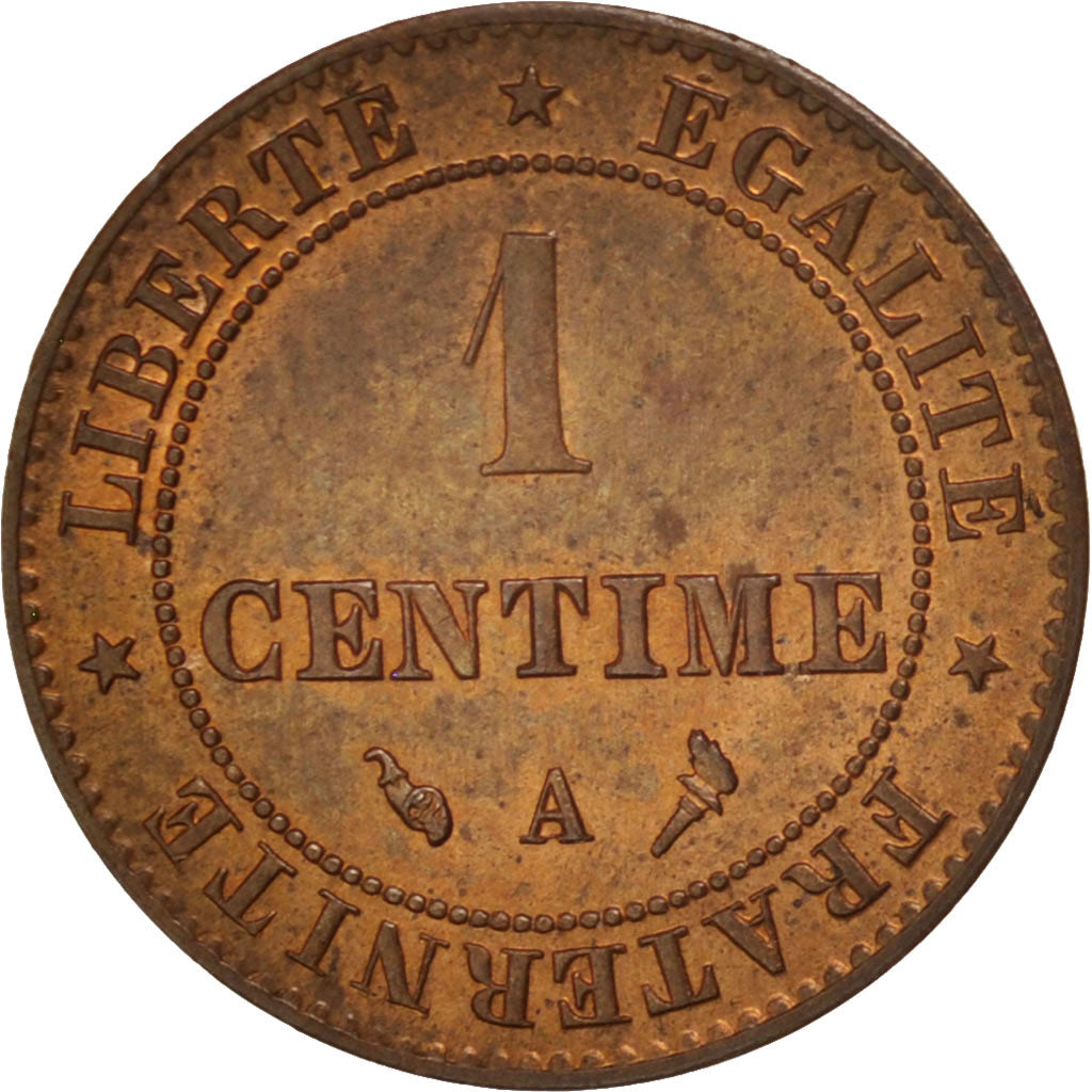 Moneda, Francia, Cérès, Centime, 1897, Paris, SC, Bronce, KM:826.1, Gadoury:88