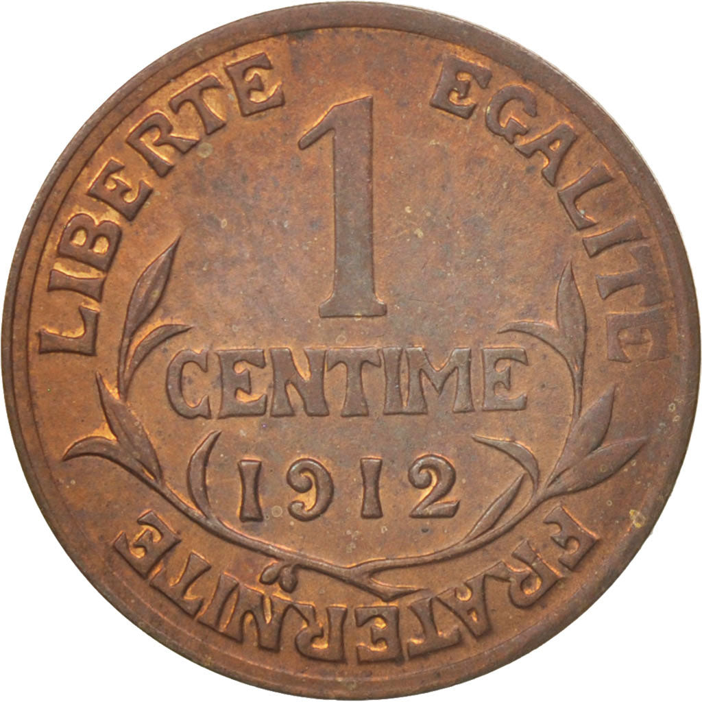 Coin, France, Dupuis, Centime, 1912, Paris, AU(55-58), Bronze, KM:840
