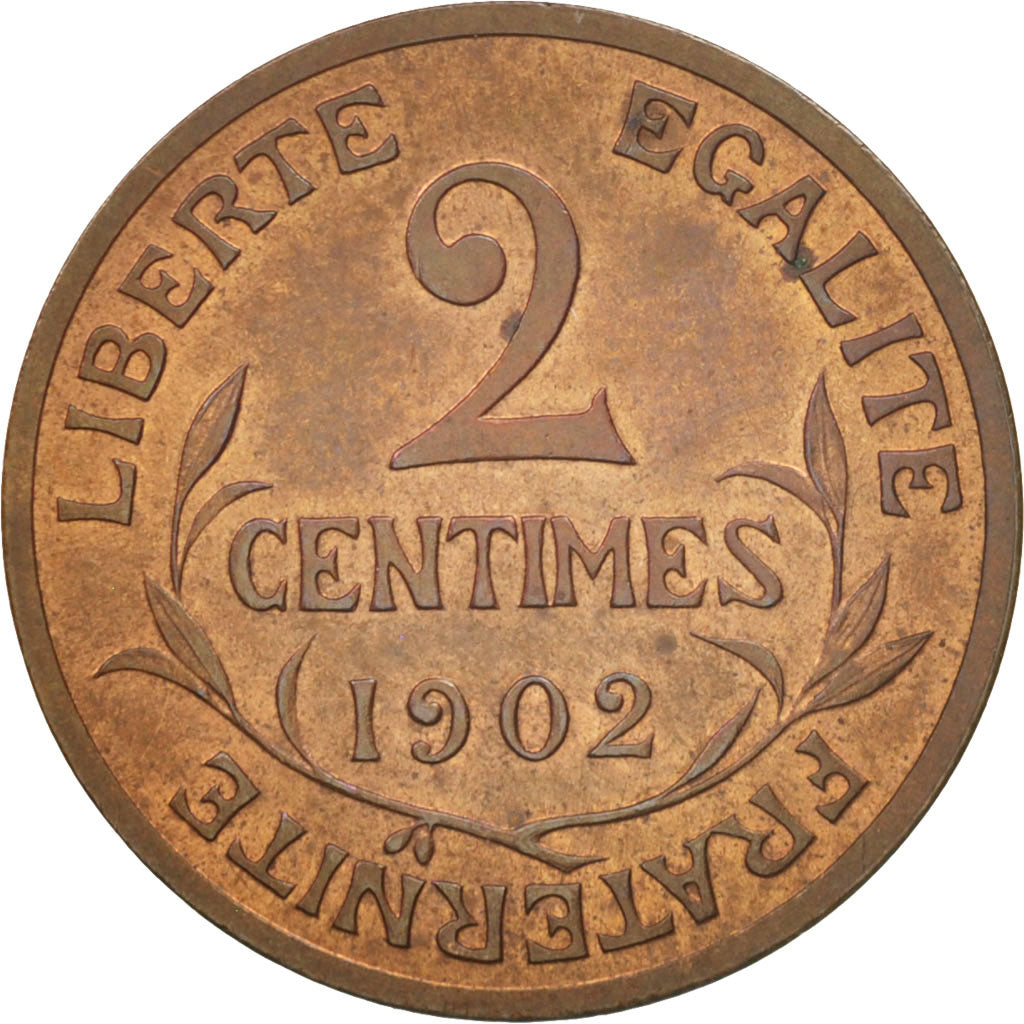 Coin, France, Dupuis, 2 Centimes, 1902, Paris, MS(60-62), Bronze, KM:841