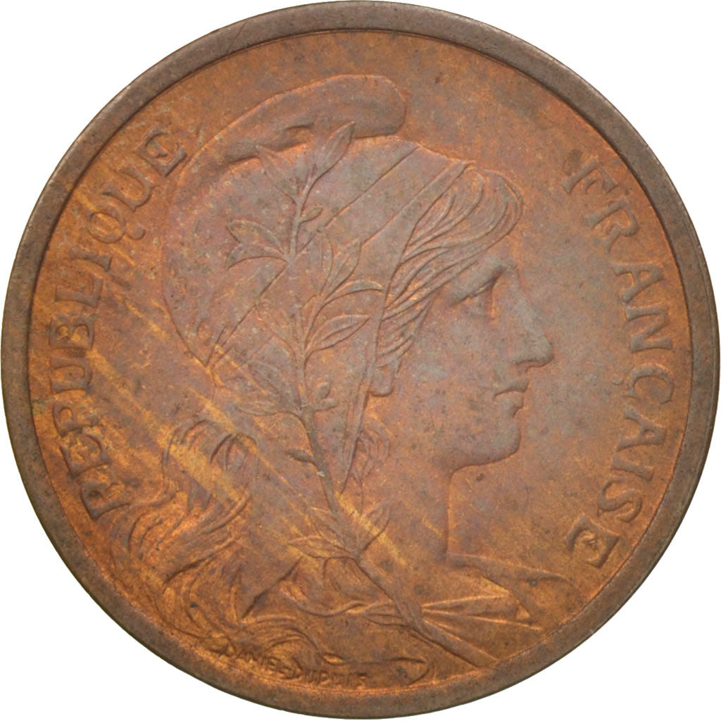 Monnaie, France, Dupuis, 2 Centimes, 1913, Paris, TTB+, Bronze, KM:841