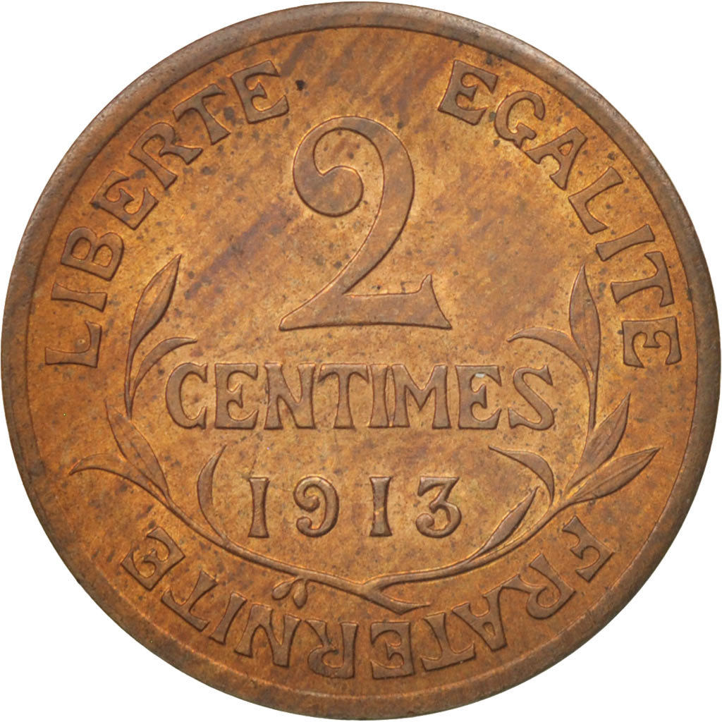 Monnaie, France, Dupuis, 2 Centimes, 1913, Paris, TTB+, Bronze, KM:841