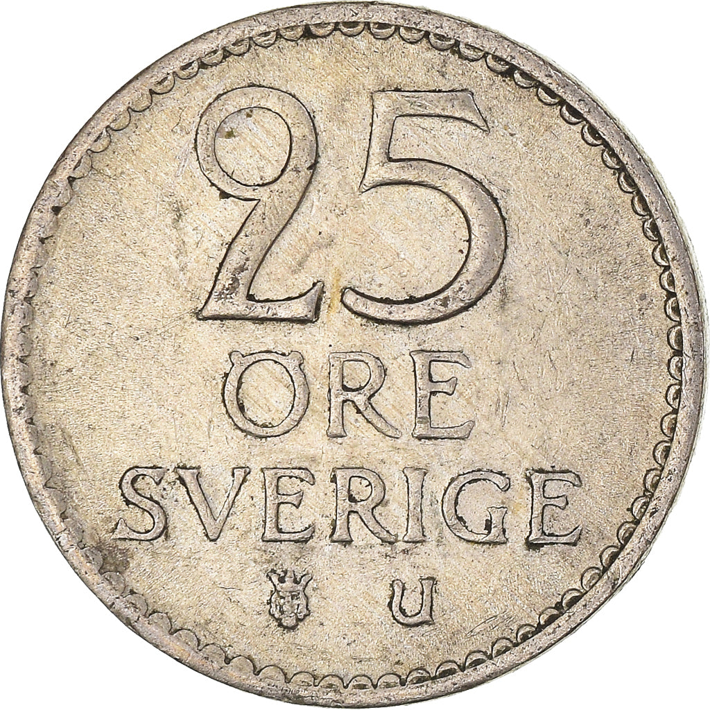 Coin, Sweden, 25 Öre, 1968