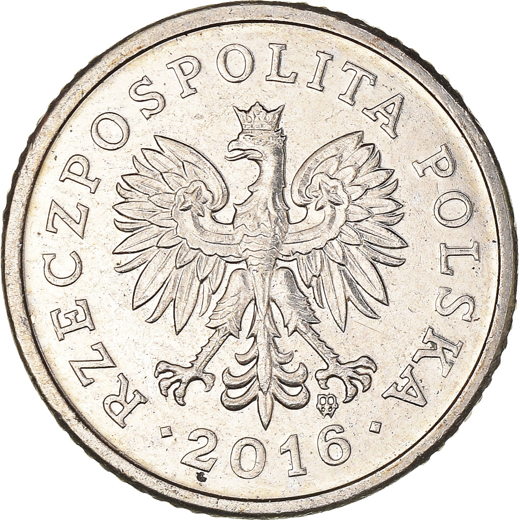 Moneta, Polonia, 10 Groszy, 2016