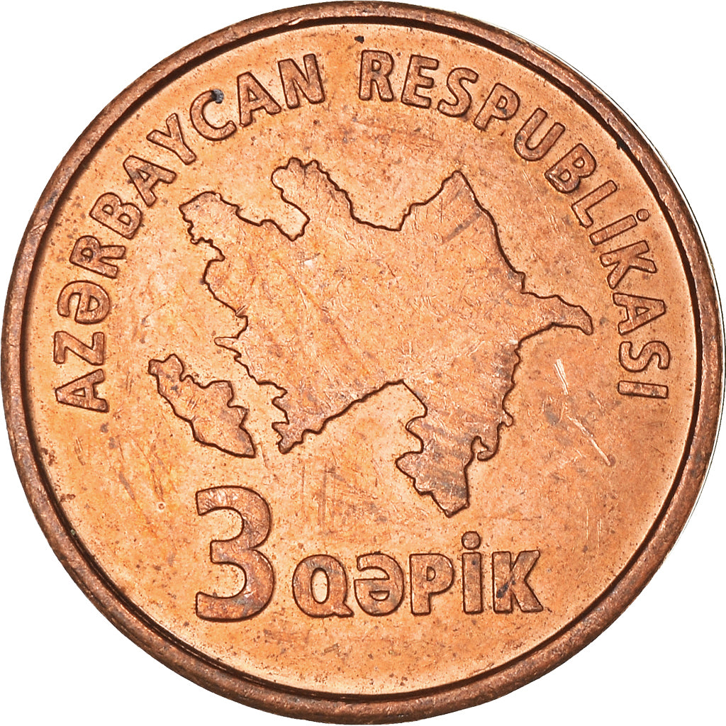 Monnaie, Azerbaïdjan, 3 Qapik