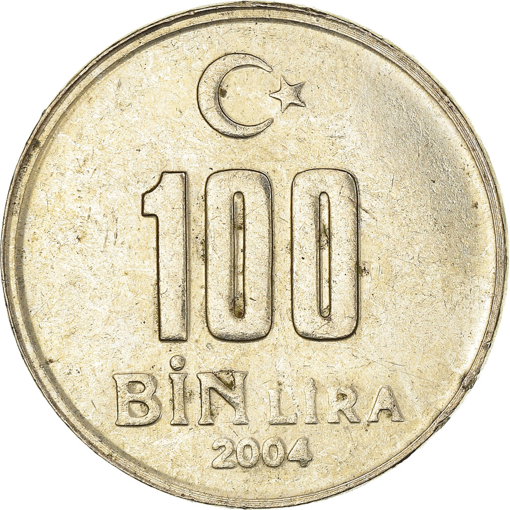 Munten, Turkije, 100000 Lira, 100 Bin Lira, 2004