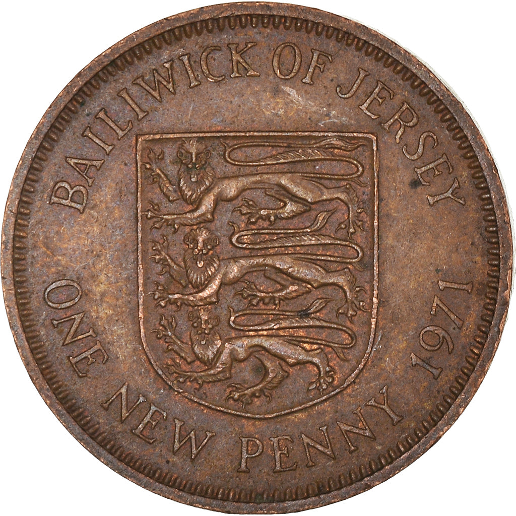 Monnaie, Jersey, New Penny, 1971