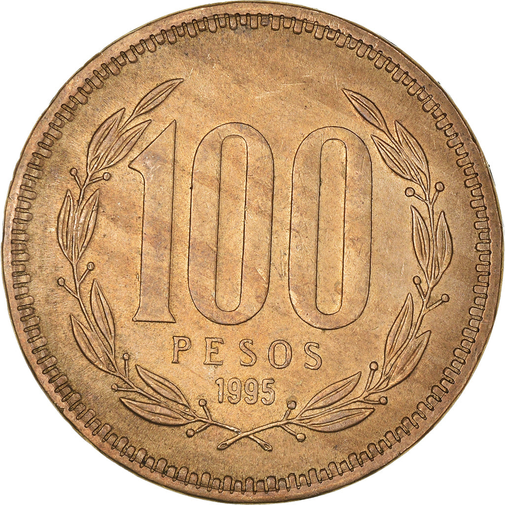Moneda, Chile, 100 Pesos, 1995
