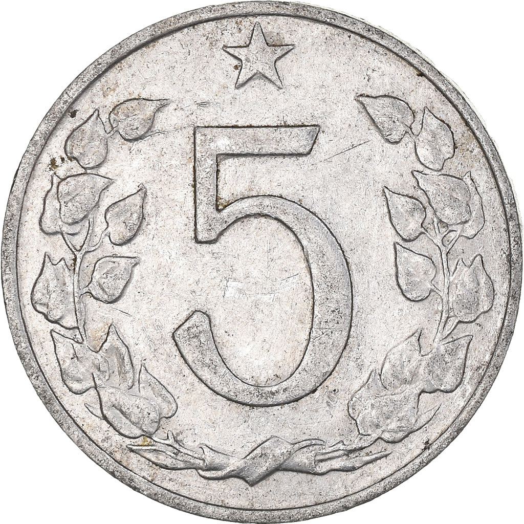 Coin, Czechoslovakia, 5 Korun, 1966