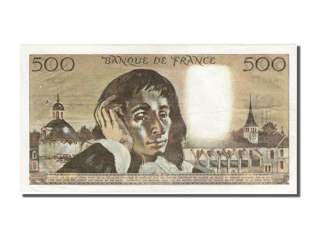 Billet, France, 500 Francs, 500 F 1968-1993 ''Pascal'', 1973, 1973-12-06, SUP
