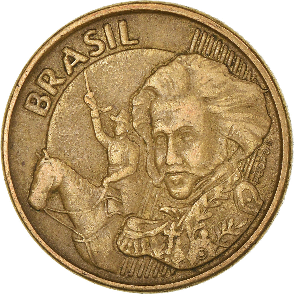 Münze, Brasilien, 10 Centavos, 2002