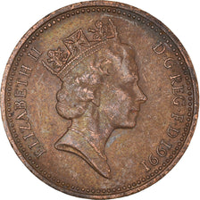 Münze, Großbritannien, Penny, 1991