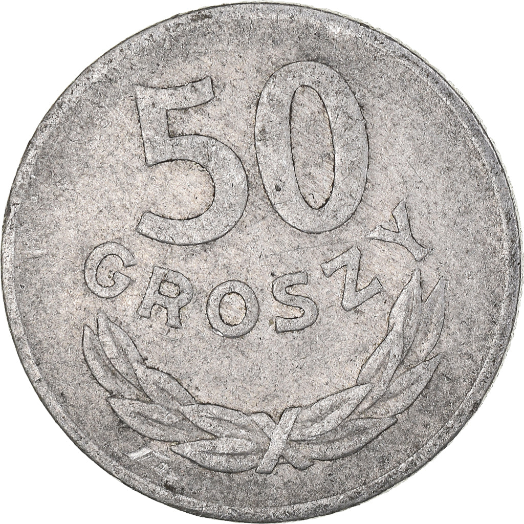 Monnaie, Pologne, 50 Groszy, 1974