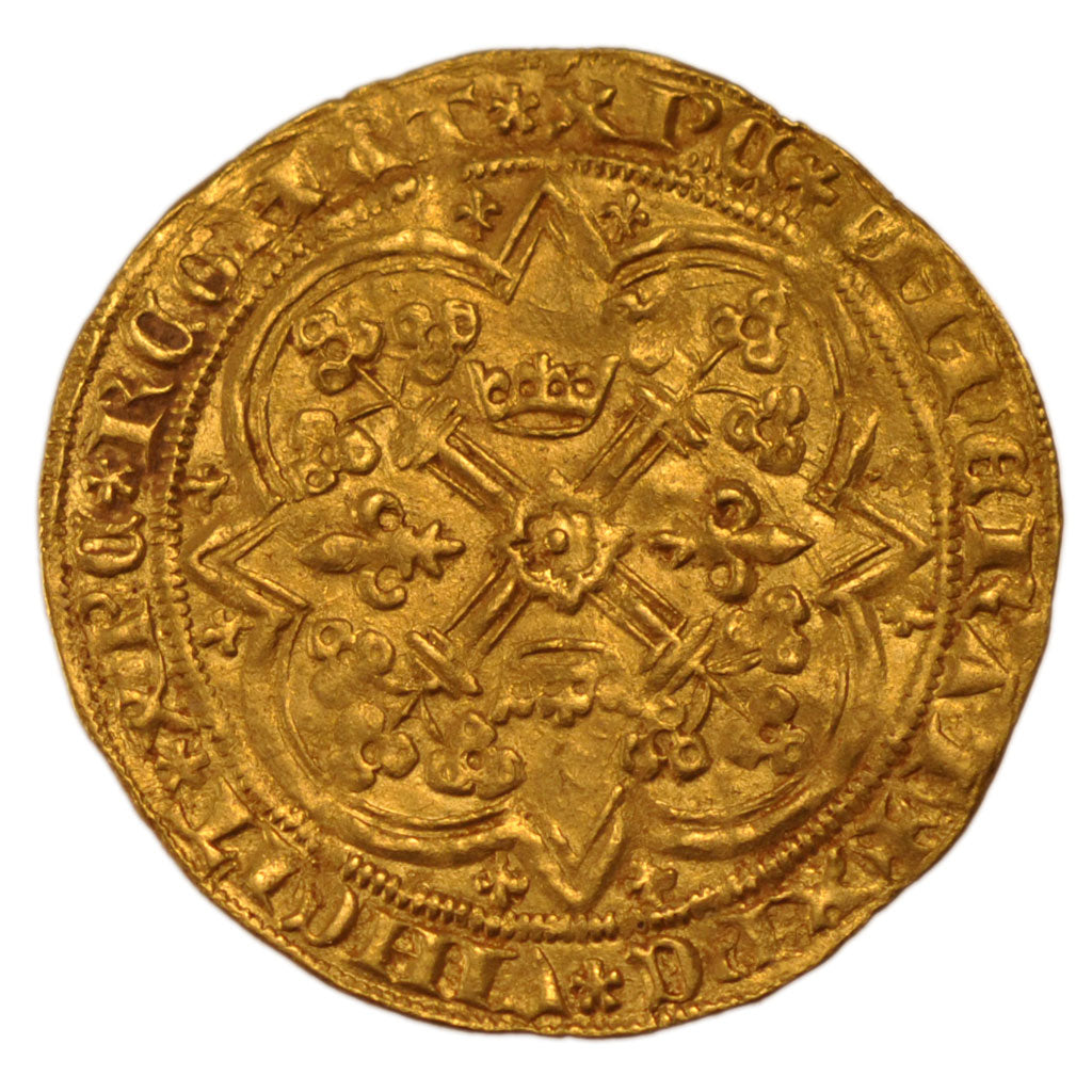 FRANCE, Franc à pied, 1365, VF(30-35), Gold, Duplessy #360, 3.76