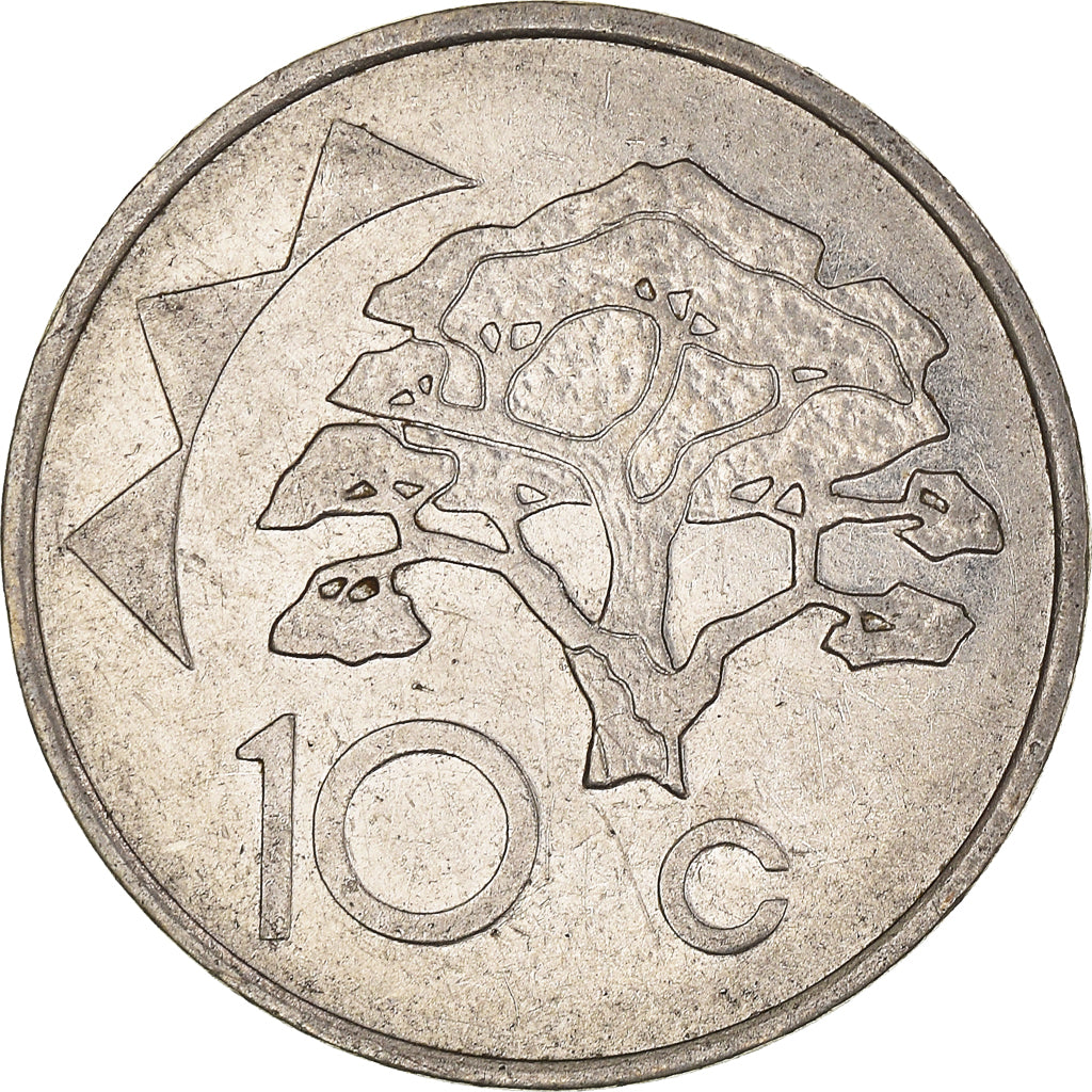 Monnaie, Namibie, 10 Cents, 1996