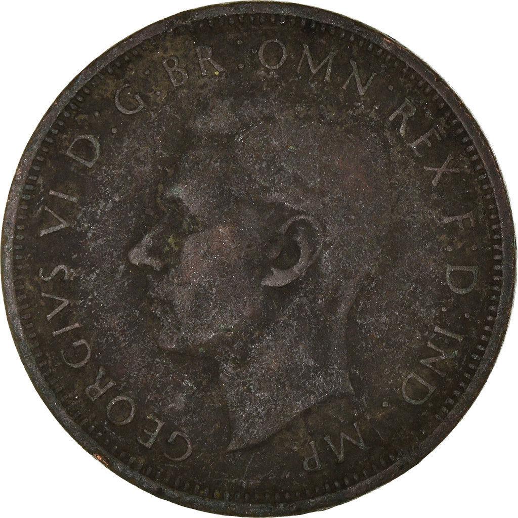 Monnaie, Grande-Bretagne, 1/2 Penny, 1938