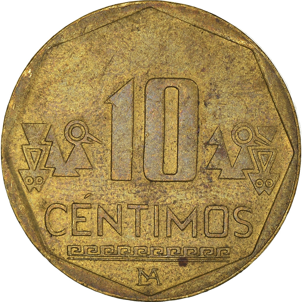 Monnaie, Pérou, 10 Centimos, 2010
