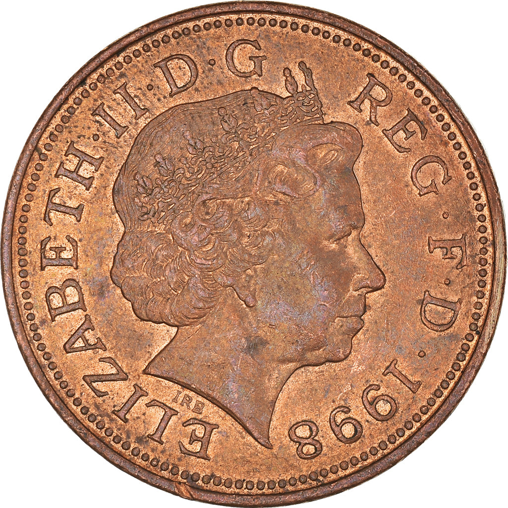 Moeda, Grã-Bretanha, 2 Pence, 1998