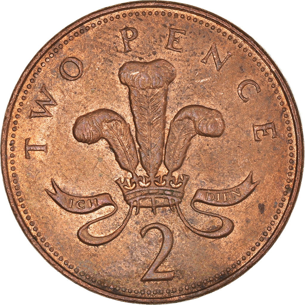 Moeda, Grã-Bretanha, 2 Pence, 1998