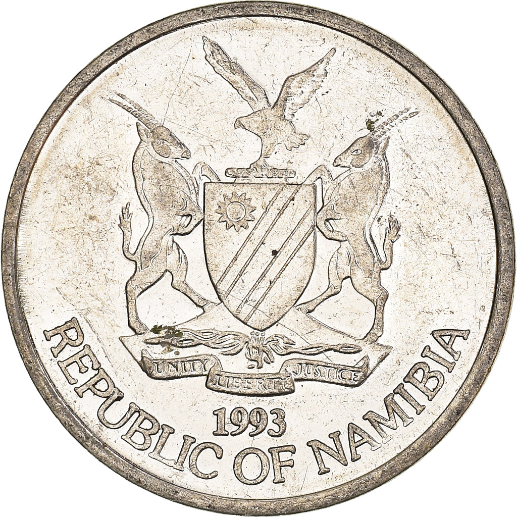 Moeda, Namíbia, 10 Cents, 1993