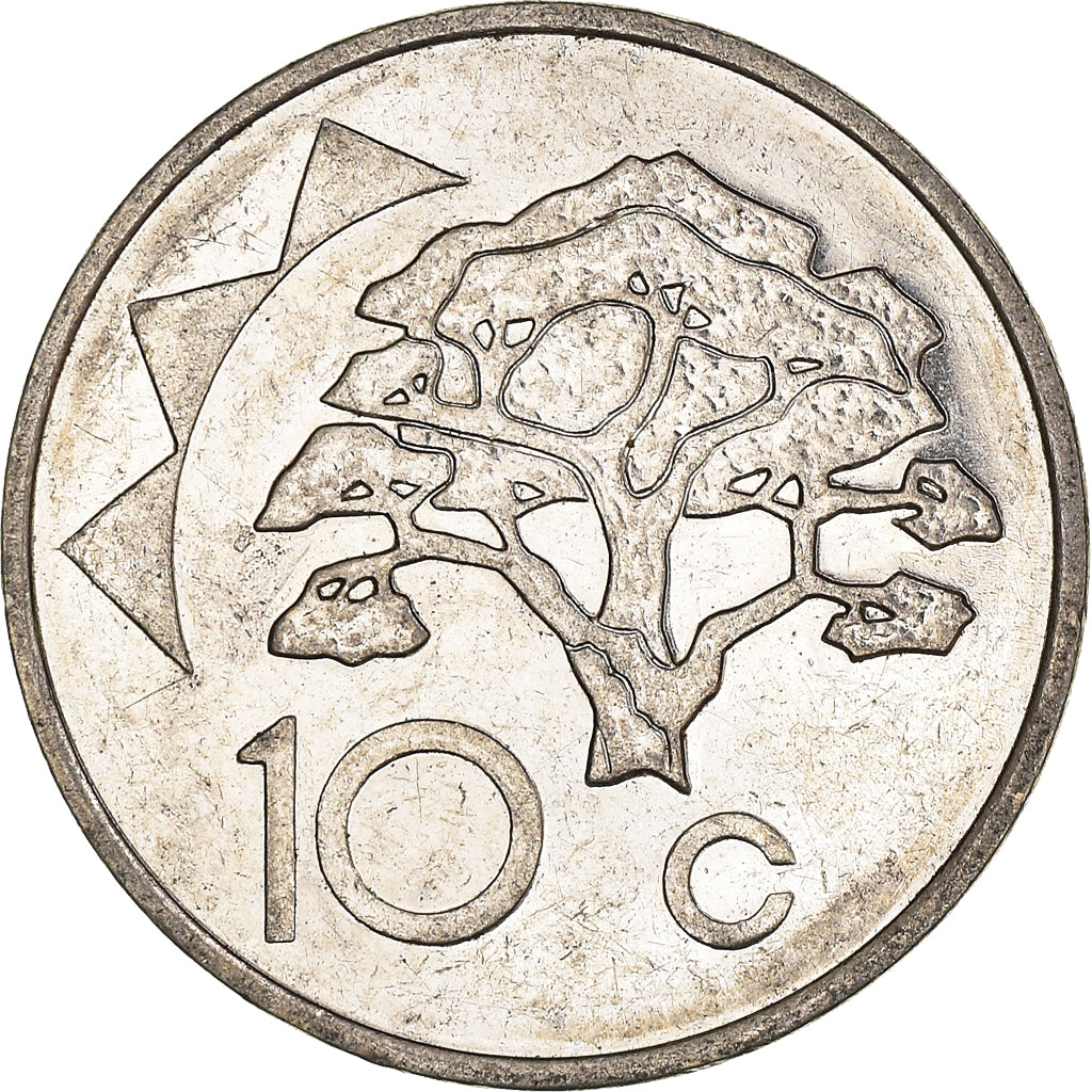 Moeda, Namíbia, 10 Cents, 1993