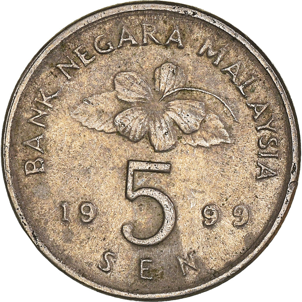 Munten, Maleisië, 5 Sen, 1999