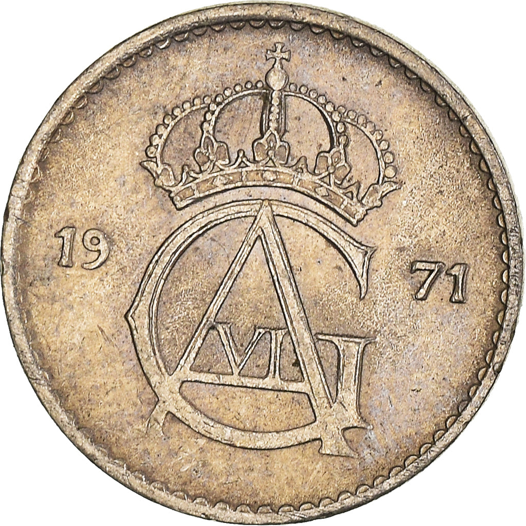 Moneda, Suecia, 10 Öre, 1971