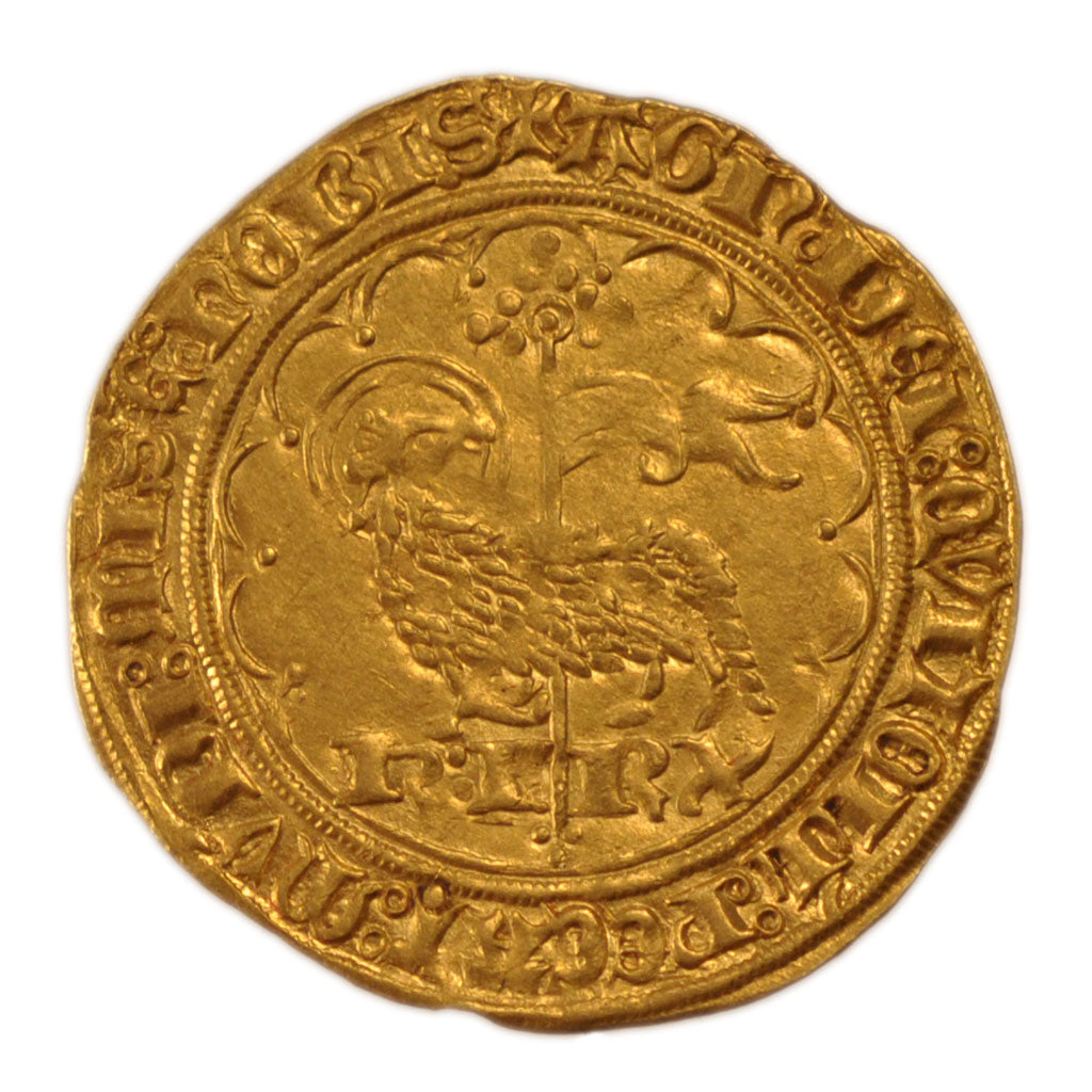 FRANCE, Agnel d'or, Paris, AU(50-53), Gold, Duplessy #372, 2.48