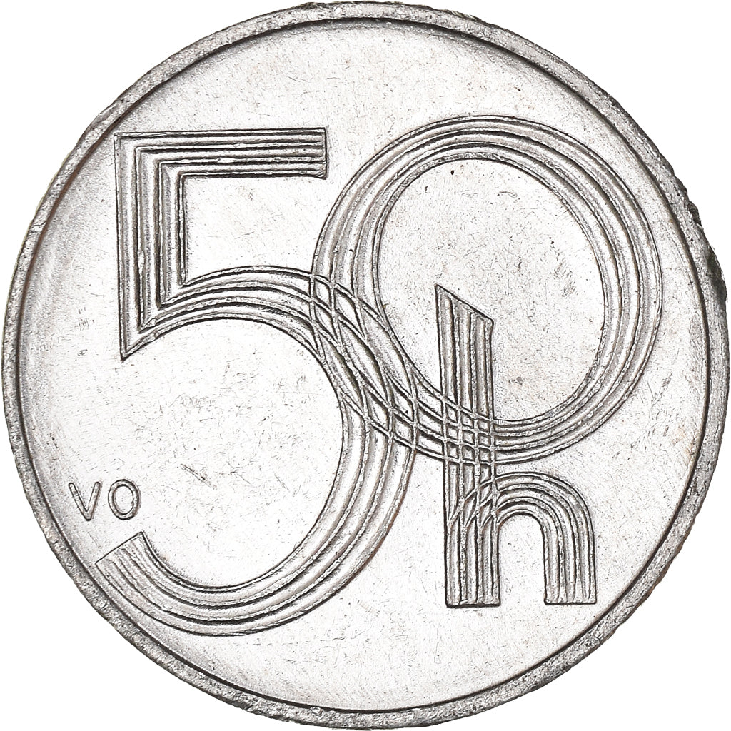 Coin, Czech Republic, 50 Haleru, 2007