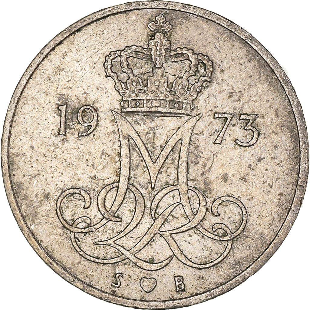 Coin, Denmark, 10 Öre, 1973