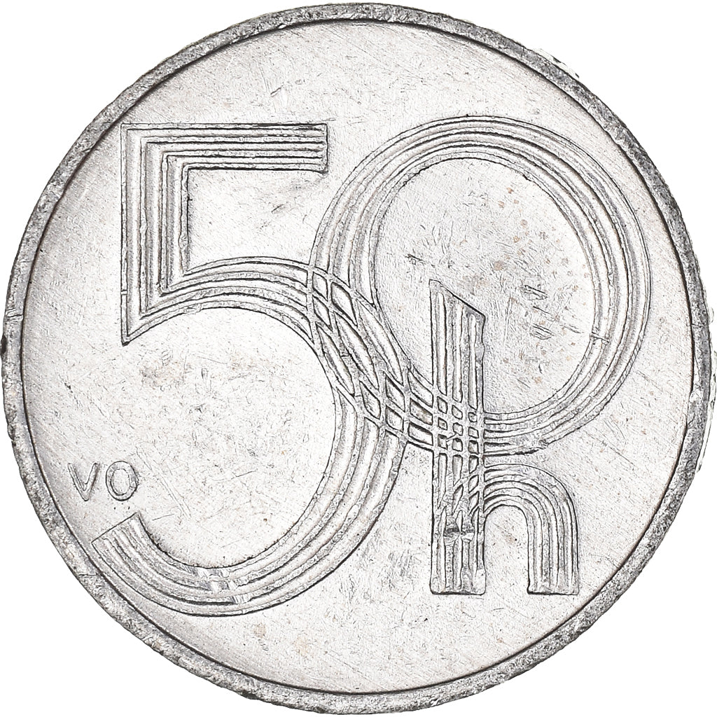 Coin, Czech Republic, 50 Haleru, 2001