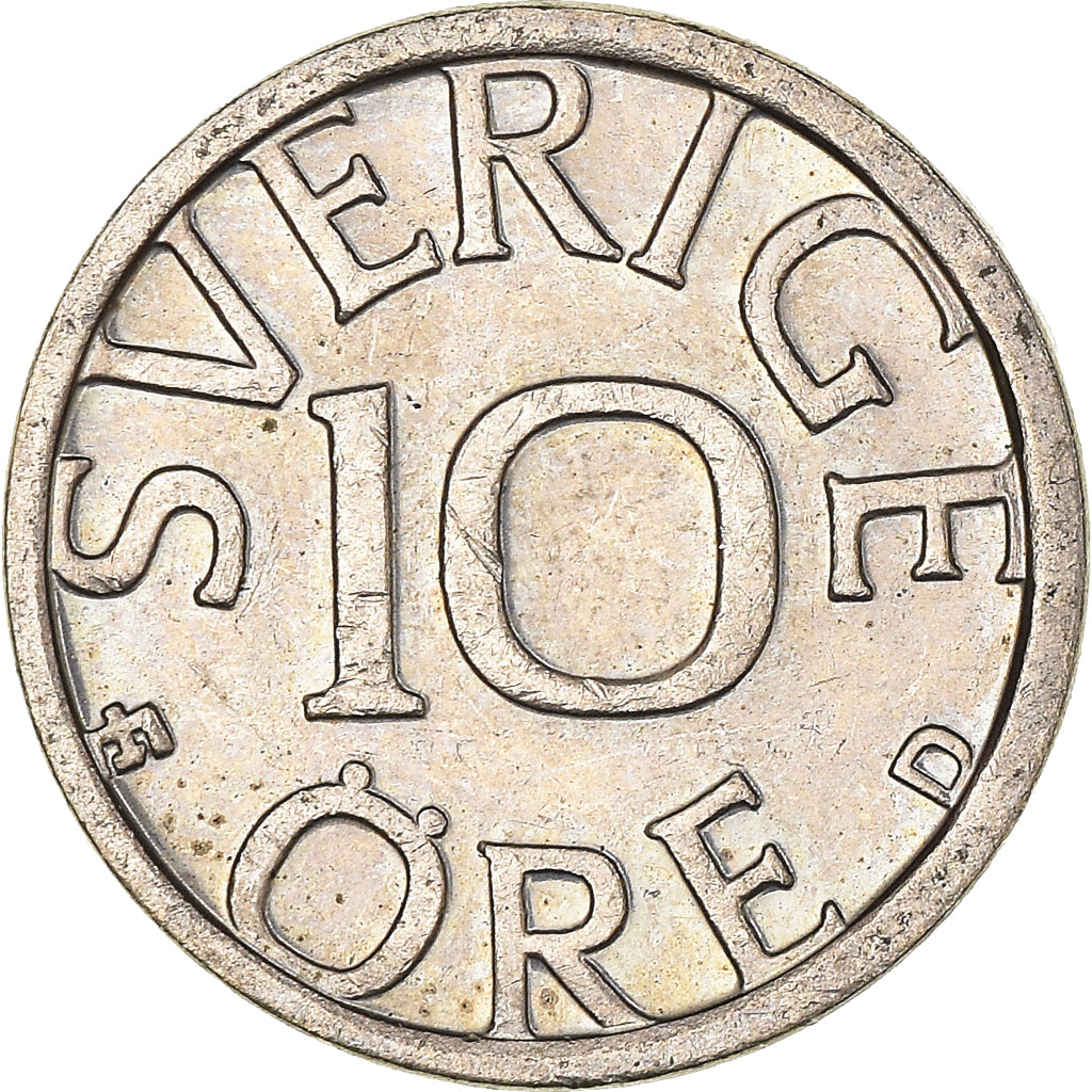 Münze, Schweden, 10 Öre, 1987