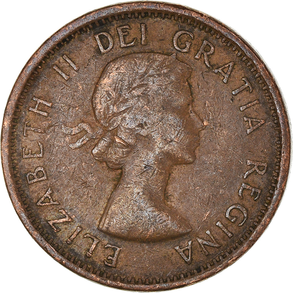 Moneda, Canadá, Cent, 1962