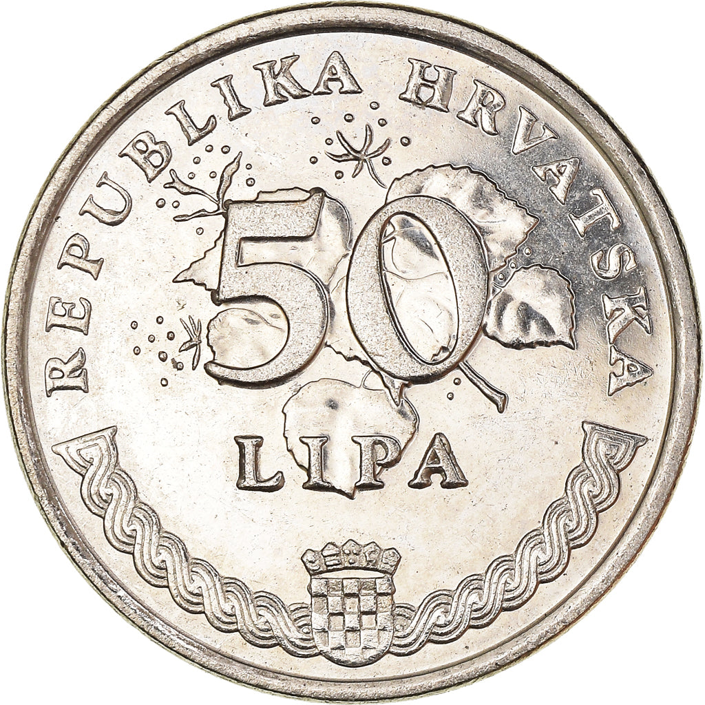 Moeda, Croácia, 50 Lipa
