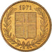 Moneta, Islandia, 50 Aurar, 1971