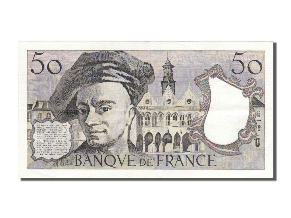 France, 50 Francs, 1979, KM #152b, UNC(60-62), E 17, Fayette #67.5