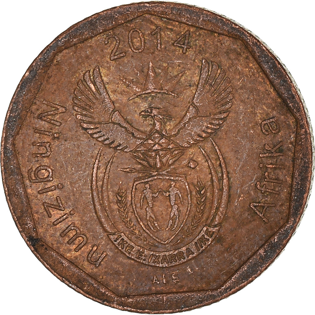 Moeda, África do Sul, 10 Cents, 2014