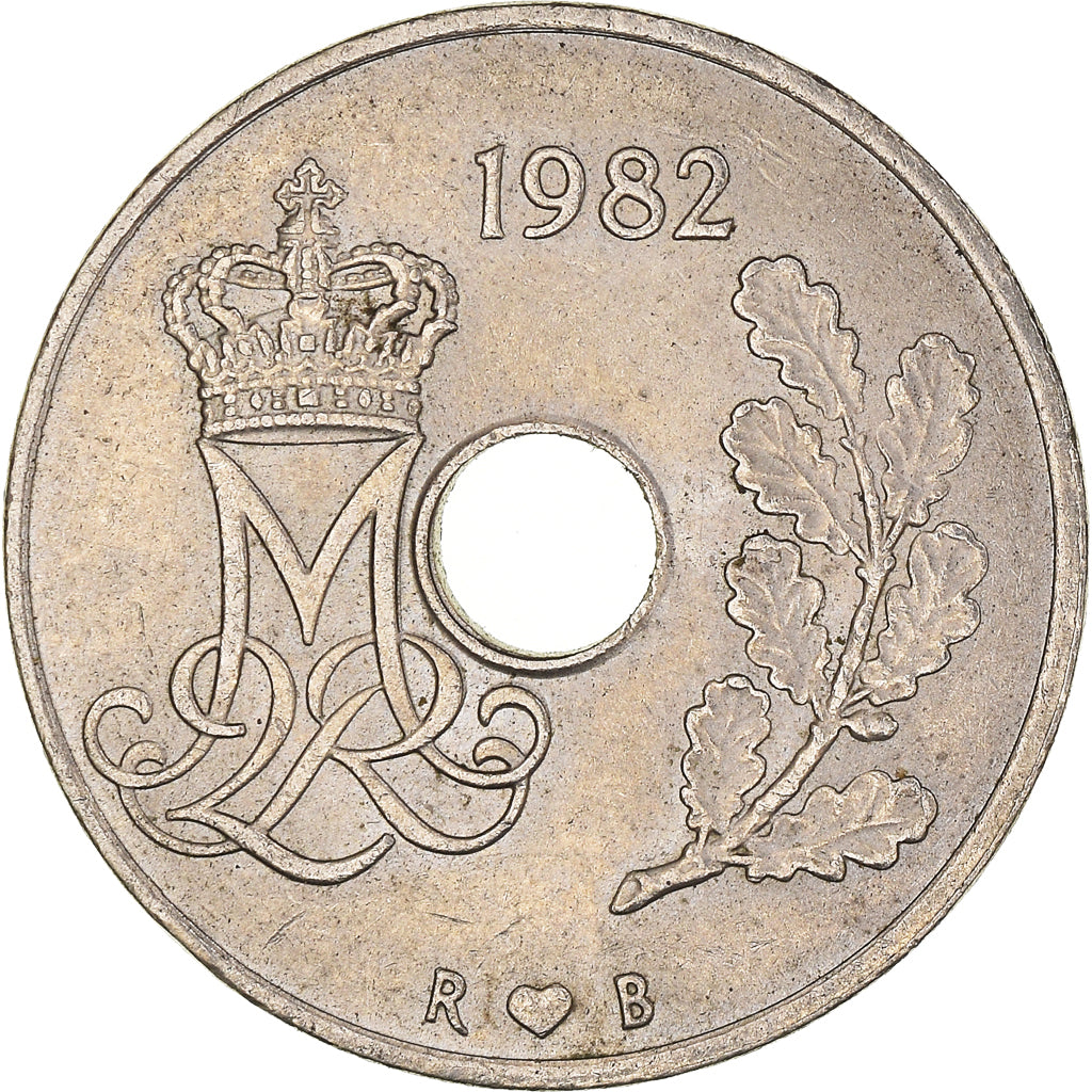 Coin, Denmark, 25 Öre, 1982