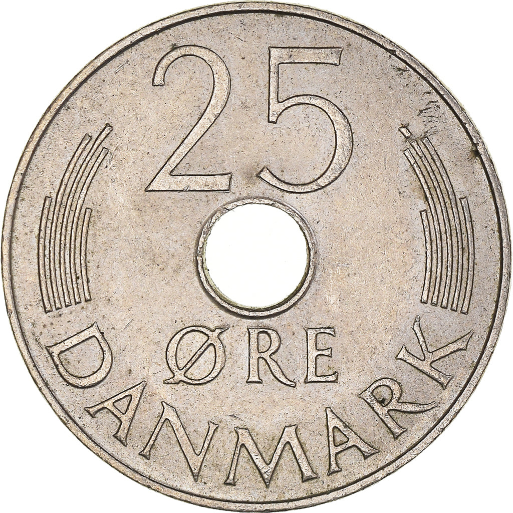 Coin, Denmark, 25 Öre, 1982