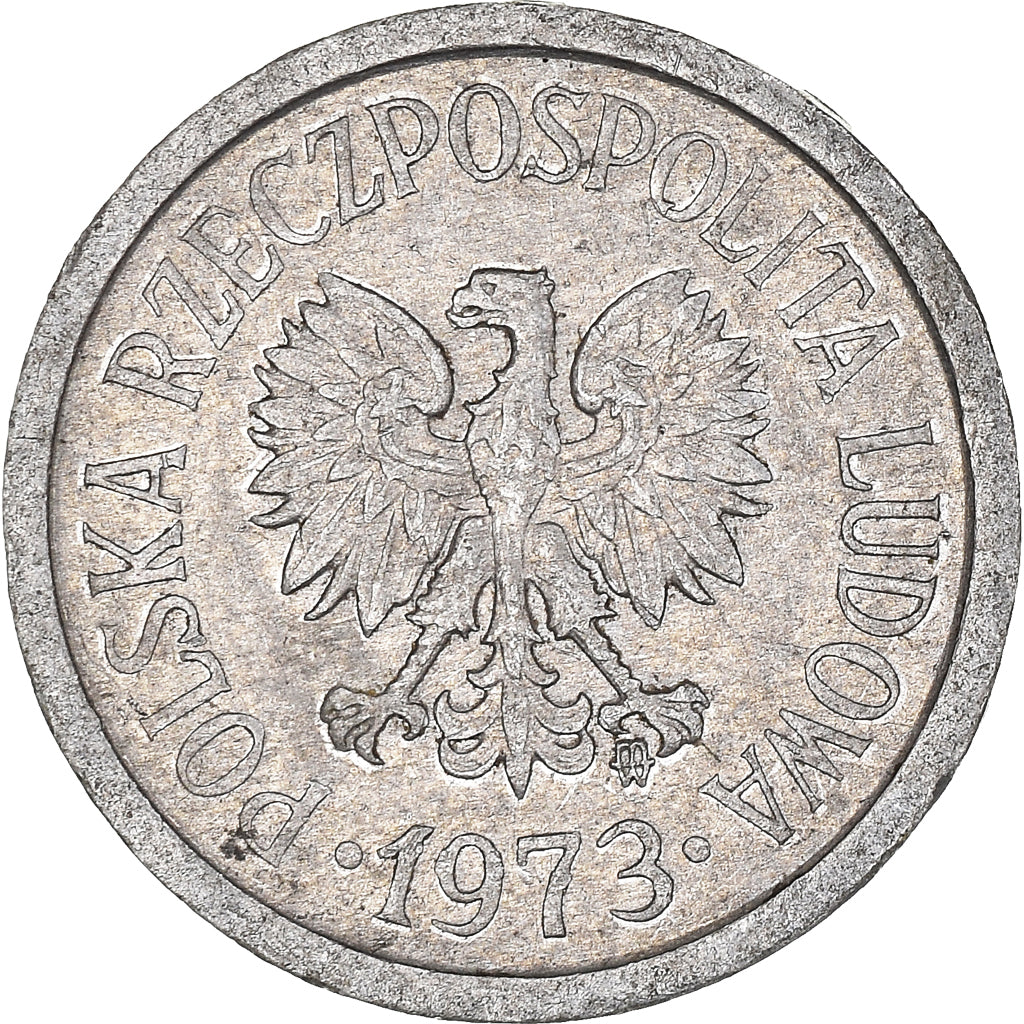 Münze, Polen, 10 Groszy, 1973