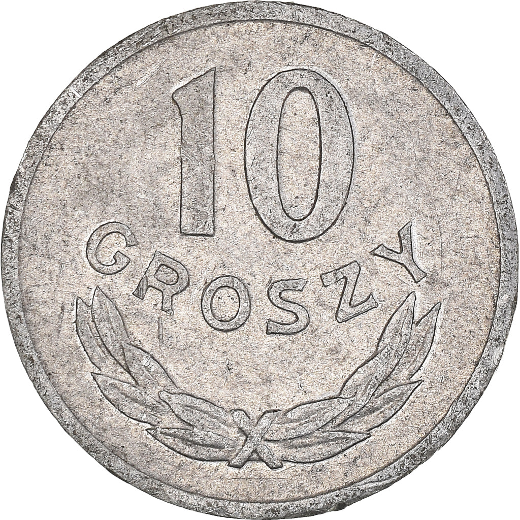 Münze, Polen, 10 Groszy, 1973