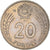 Moneta, Ungheria, 20 Forint, 1989
