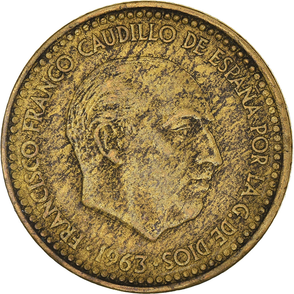Spanje, 1 Peseta, 1963
