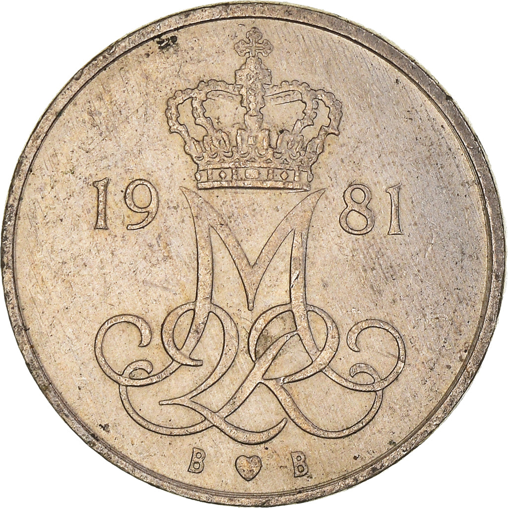 Coin, Denmark, 10 Öre, 1981
