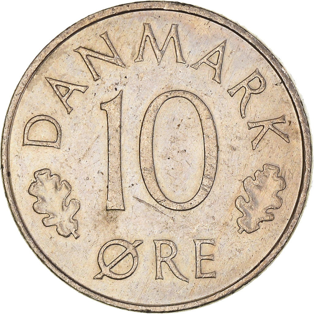 Coin, Denmark, 10 Öre, 1981