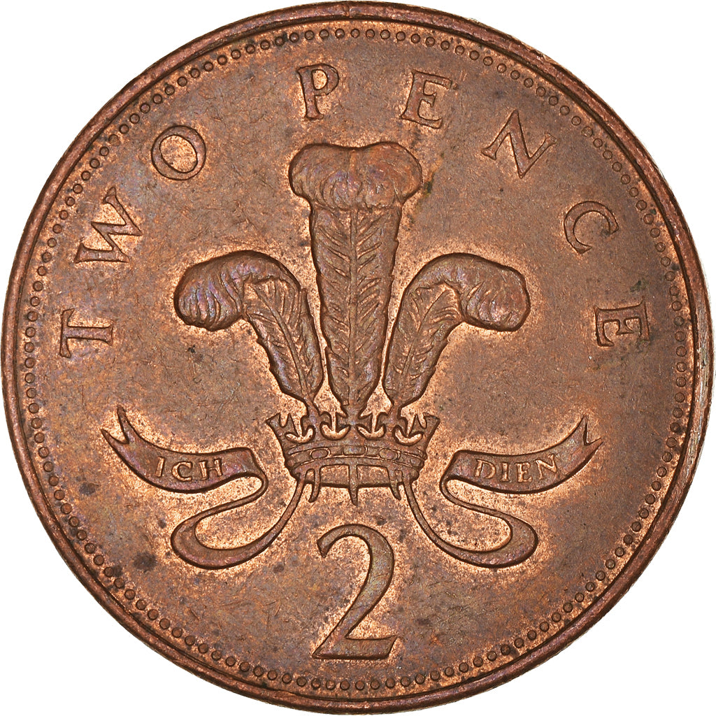 Moneda, Gran Bretaña, 2 Pence, 1996