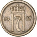 Moneda, Noruega, 10 Öre, 1957