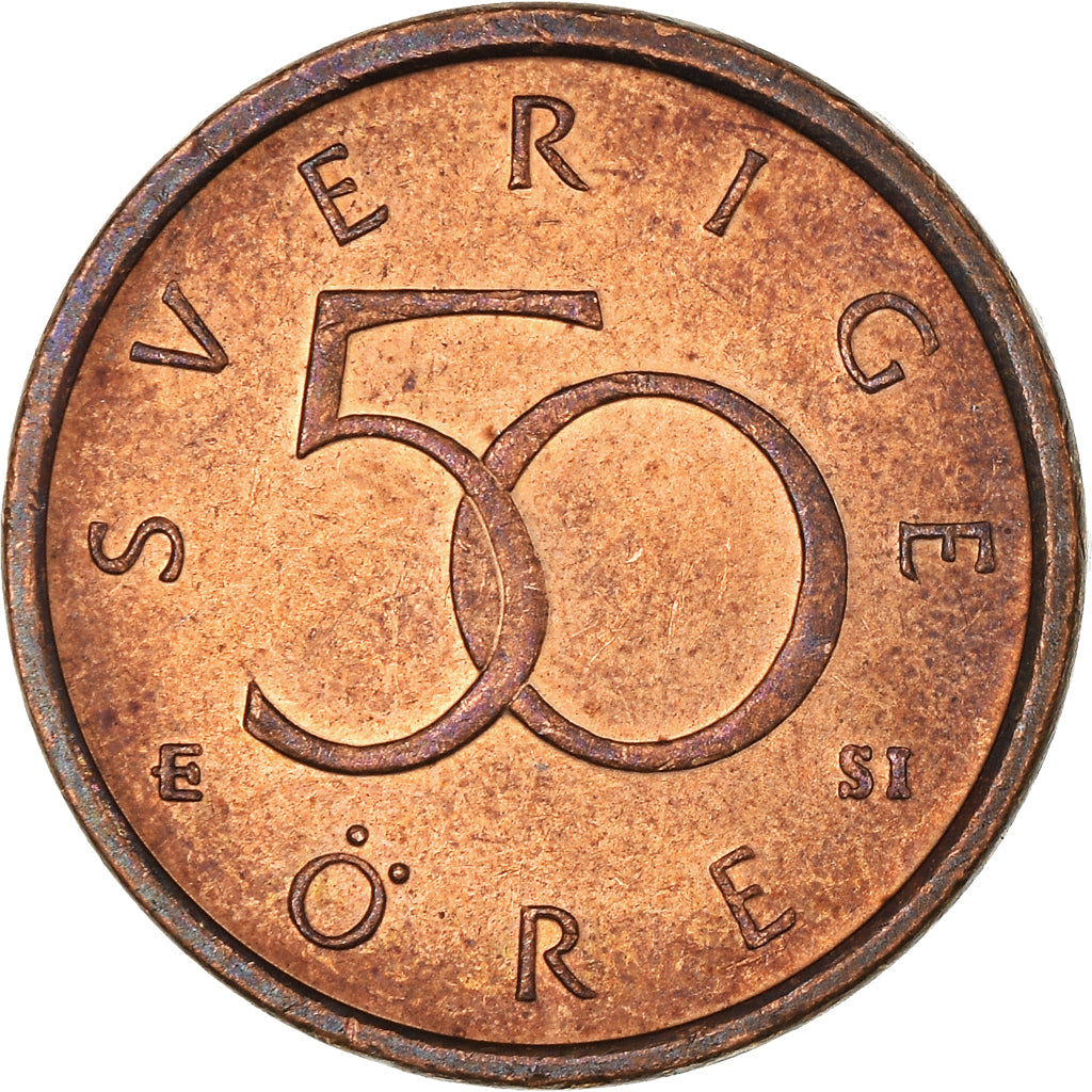 Moeda, Suécia, 50 Öre, 2007