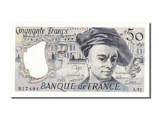 Biljet, Frankrijk, 50 Francs, 50 F 1976-1992 ''Quentin de La Tour'', 1988