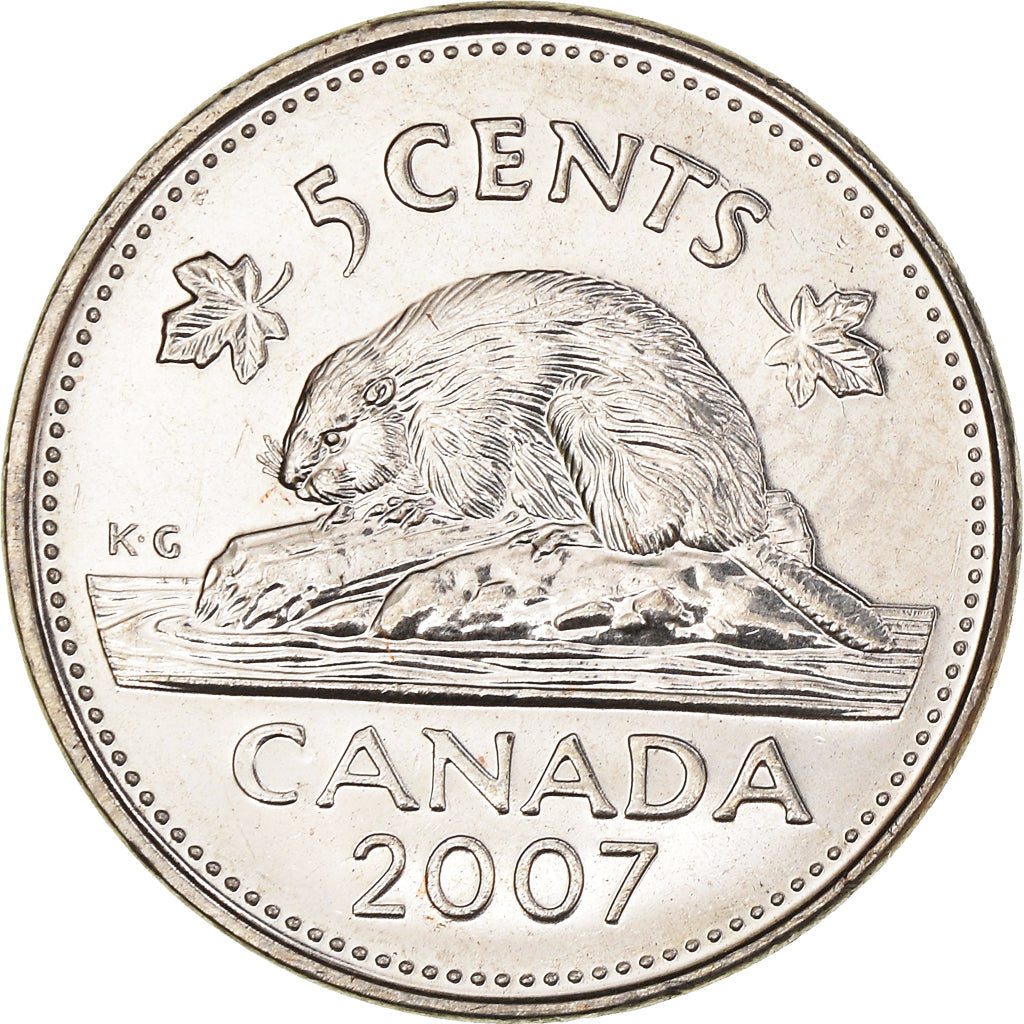 Moneda, Canadá, 5 Cents, 2007