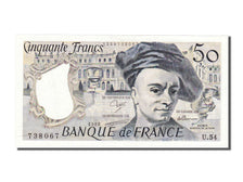 France, 50 Francs, 50 F 1976-1992 ''Quentin de La Tour'', 1988, KM #152d,...